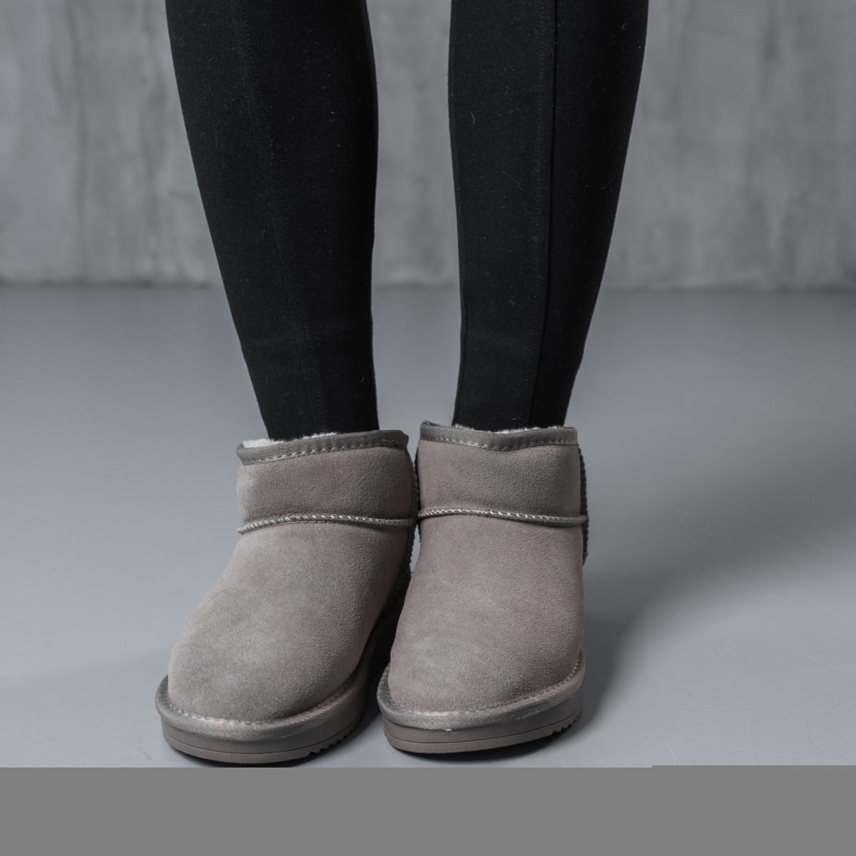 Угги женские Fashion р. 39 25 см Серый (3820)