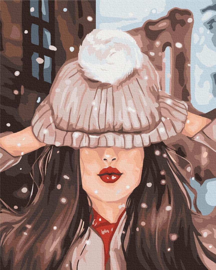 Картина по номерам Brushme Премиум Первый снег 40x50 см (PBS52805)