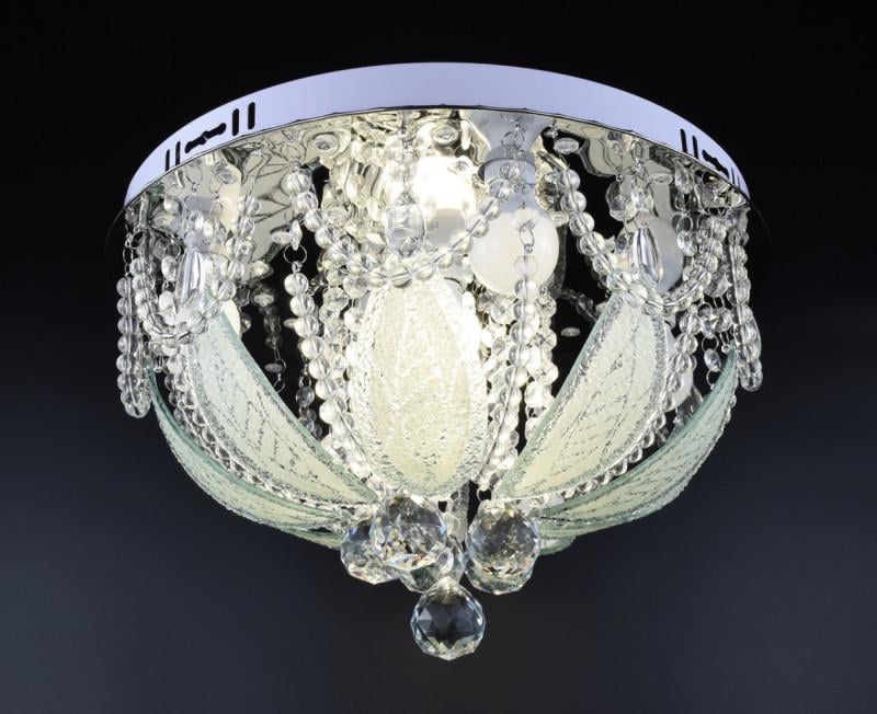 Люстра стельова з кольоровим LED підсвічуванням з пультом 6115/400 (5-6115/400)