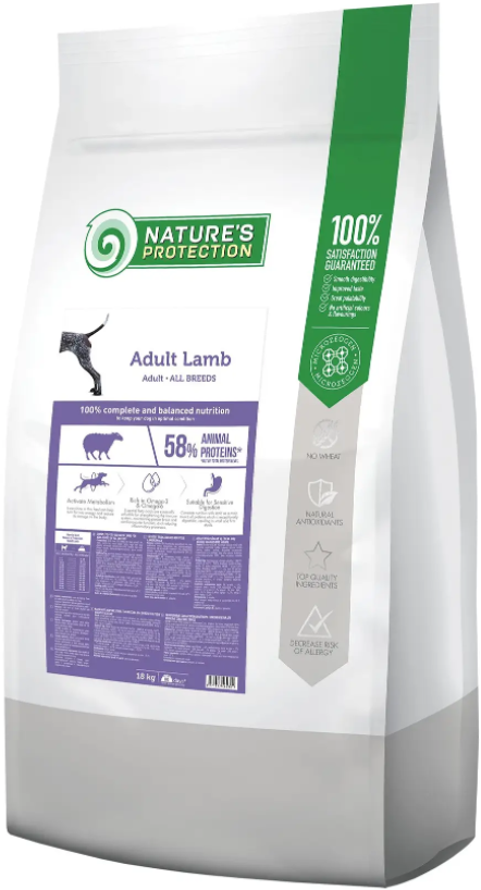 Корм сухий Lamb All Breeds для дорослих собак всіх порід з ягнятиною 12 кг (NPS45750)