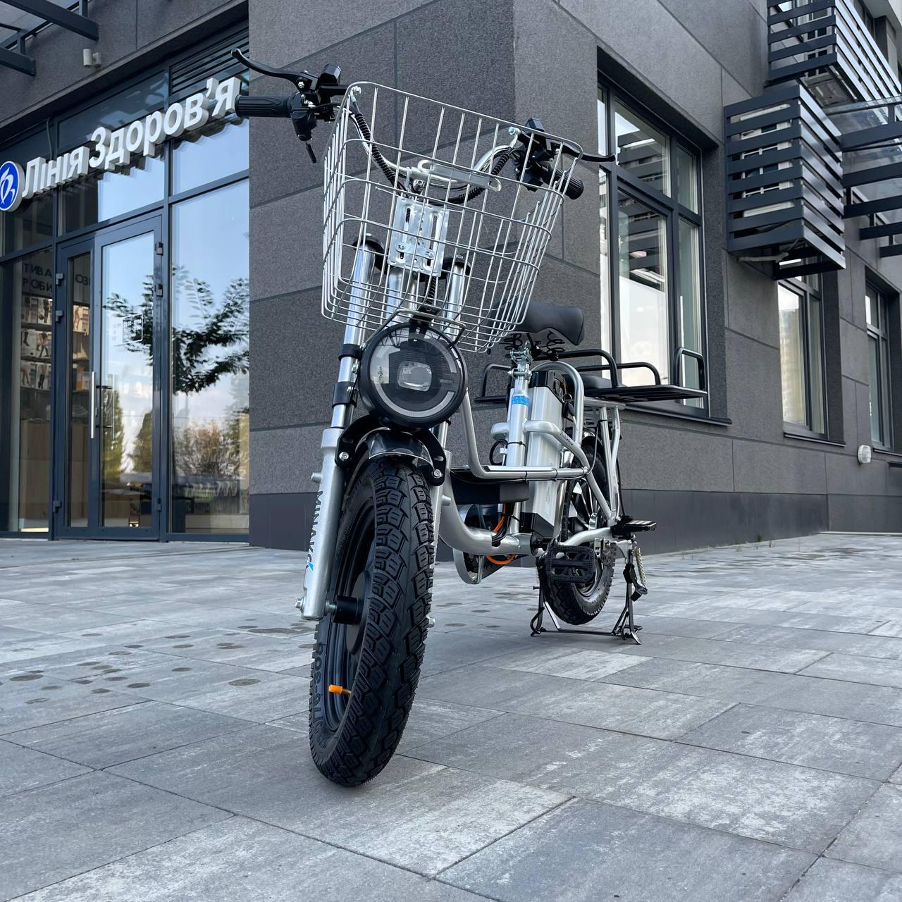 Електровелосипед Minako Monster 16" Chrome з підсиленим багажником (09865543) - фото 23 Електровелосипед Minako Monster 16" Chrome з підсиленим багажником (09865543) - фото 23