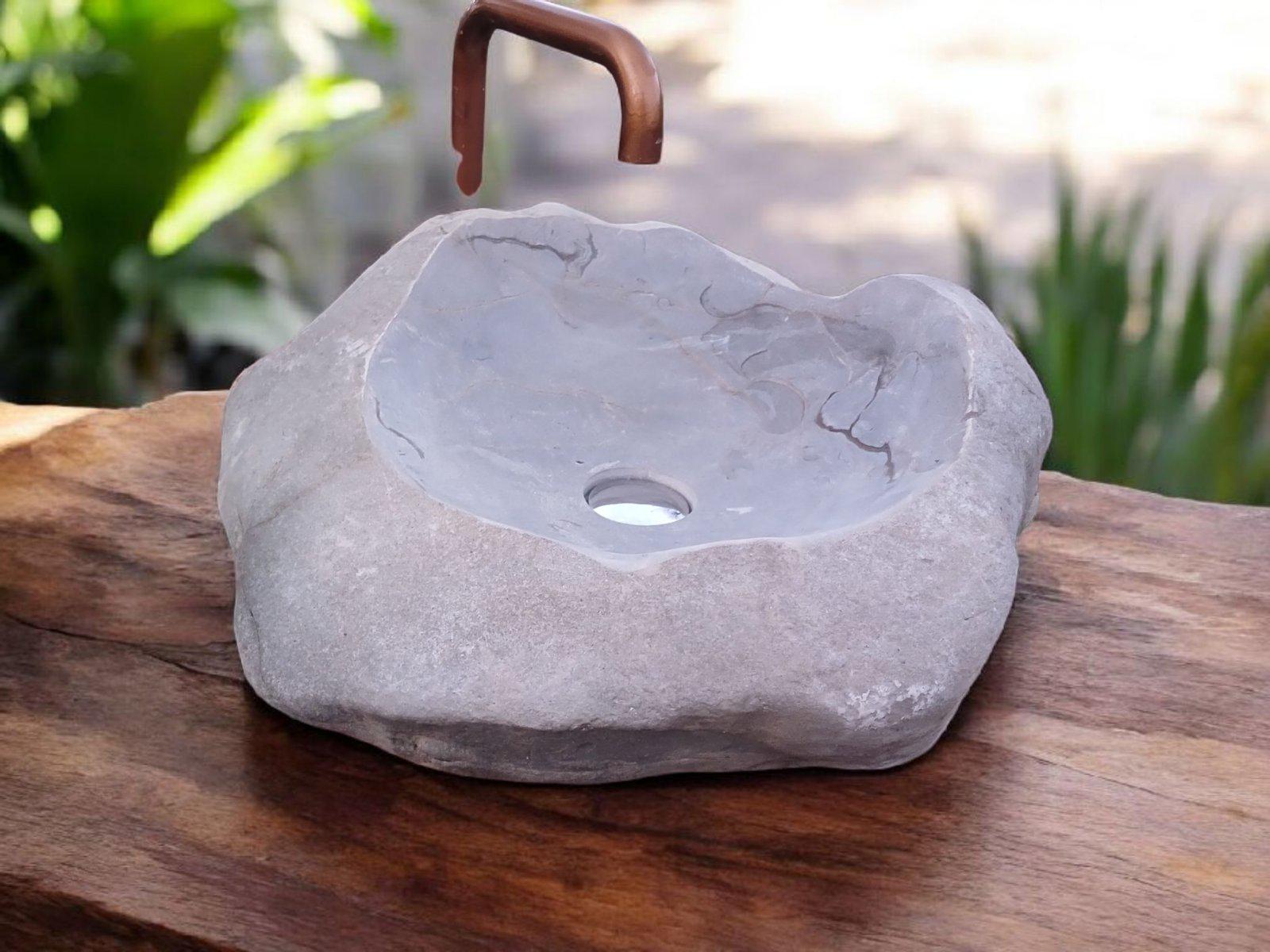 Раковина из натурального камня 47х43 см - фото 2