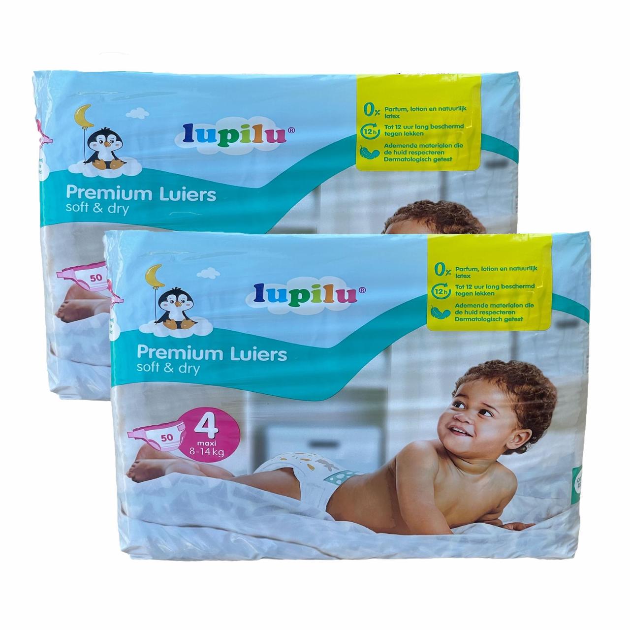 Підгузки Lupilu soft & dry 4 Maxi 8-14 кг 100 шт. (2336545722)