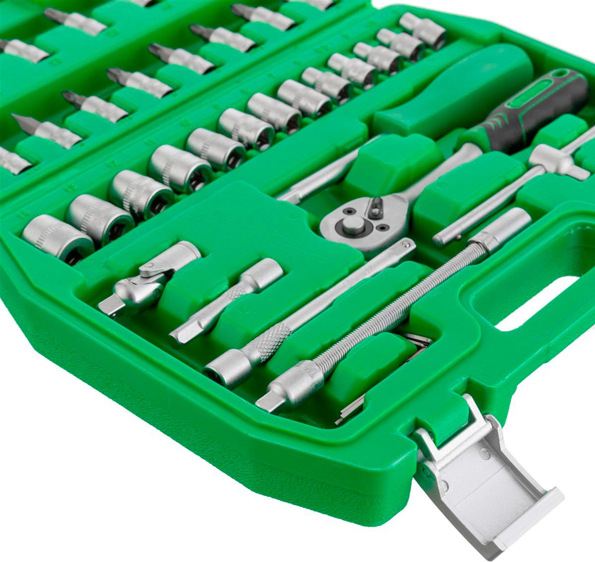 Набор инструментов Intertool 46 шт. (ET-6046SP) - фото 5 Набор инструментов Intertool 46 шт. (ET-6046SP) - фото 5