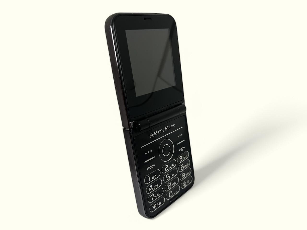Кнопковий телефон складний мобільний SERVO Foldable Phone I15 Max 4SIM Black Кнопковий телефон складний мобільний SERVO Foldable Phone I15 Max 4SIM Black