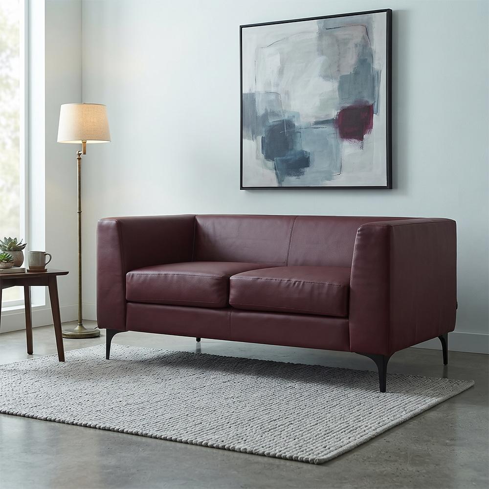 Диван Morgan экокожа Soft 145х77х70 см Bordeaux (rich_sofa_00467)