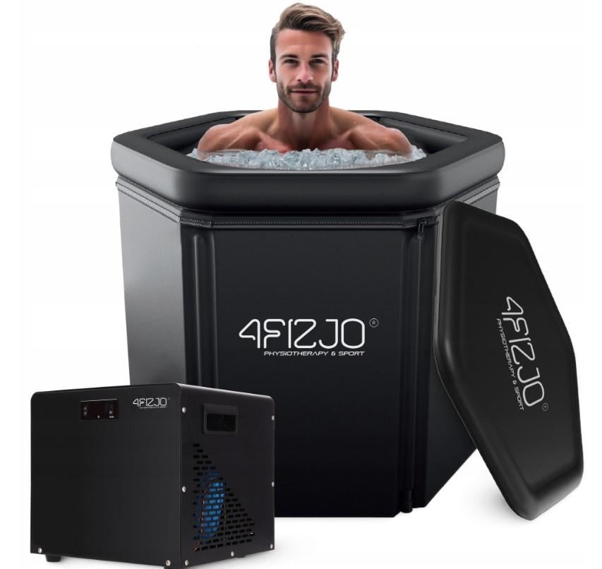 Басейн для крижаної ванни каркасний з кулером рефрижератором 320 л 75х75 см (1165)