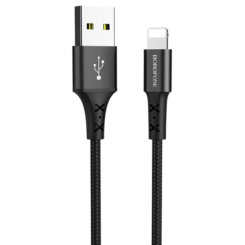 Дата кабель Borofone BX20 Enjoy USB to Lightning 1 м Black