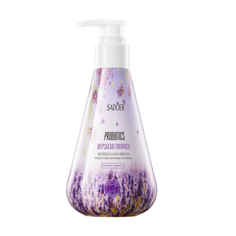 Зубна паста Sadoer Probiotics Deep Sea Salt відбілююча гелева з пробіотиком 220 мл (6974784010736) Зубна паста Sadoer Probiotics Deep Sea Salt відбілююча гелева з пробіотиком 220 мл (6974784010736)