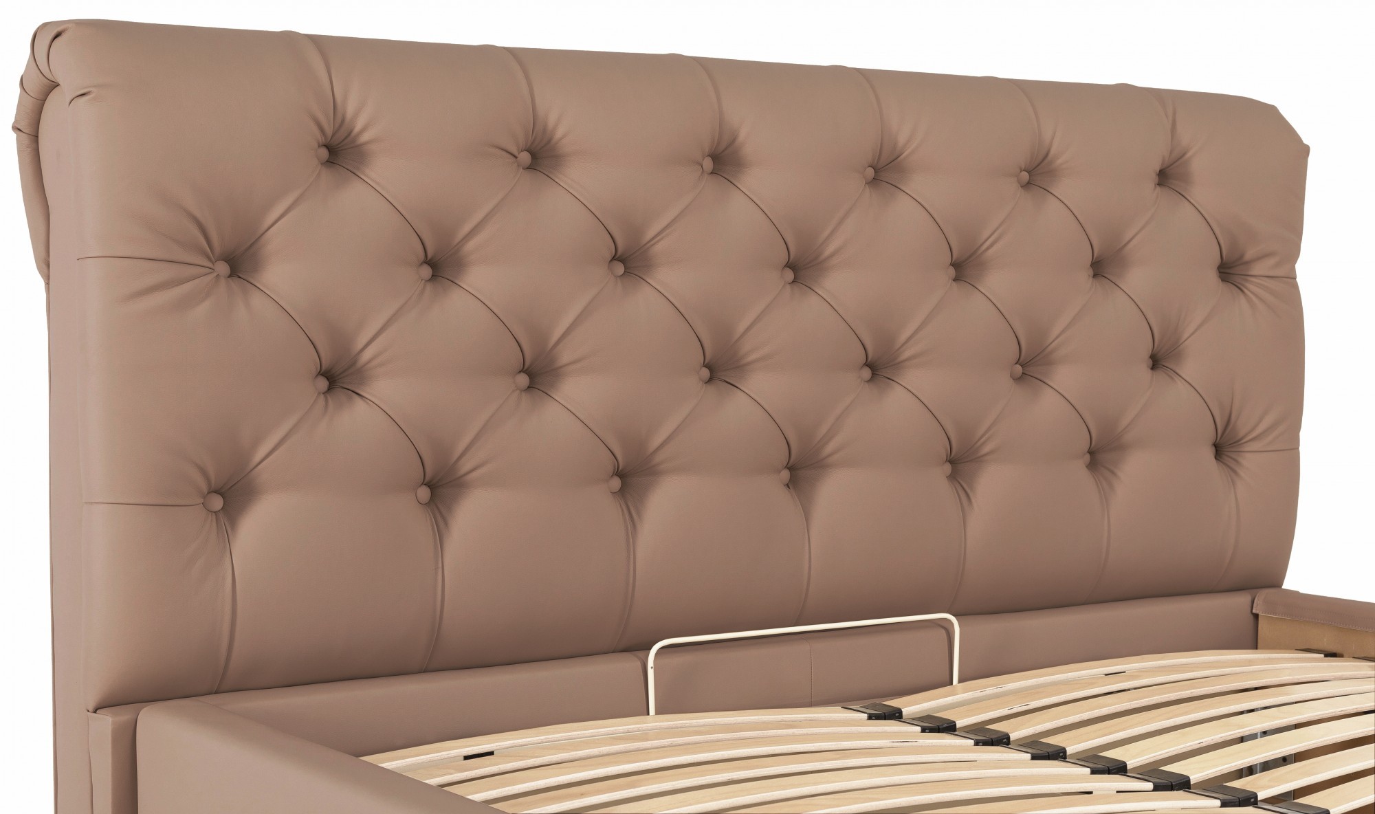 Кровать с подъемным механизмом London Comfort Флай 2213 140x200 см Светло-коричневый - фото 6 Кровать с подъемным механизмом London Comfort Флай 2213 140x200 см Светло-коричневый - фото 6