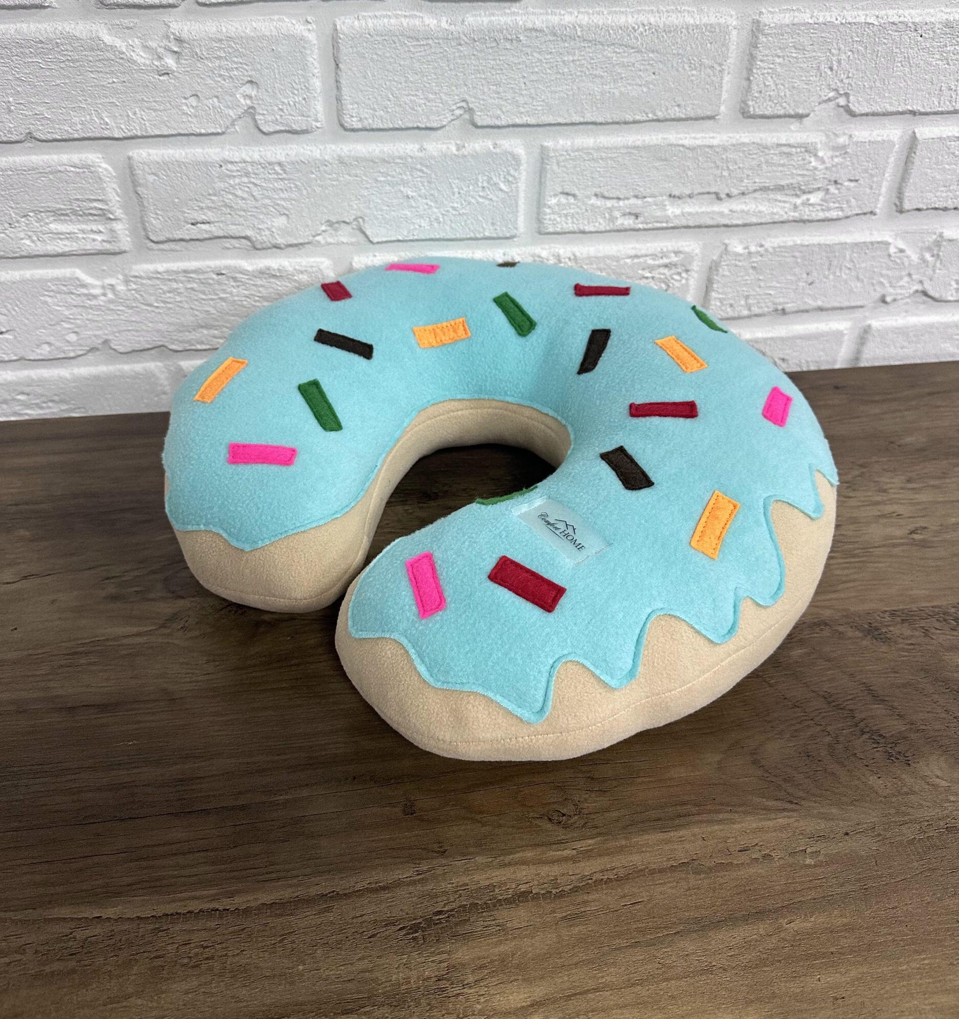 Подушка-підголовник дорожня Comfort Home Пончик Ø 40 см