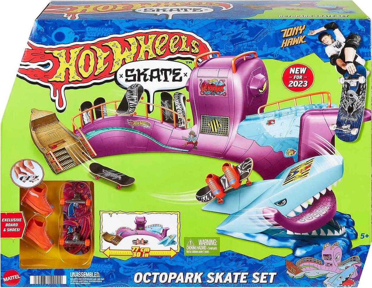Трек для фингербордов Hot Wheels Скейт-парк Осьминог (HMK01)