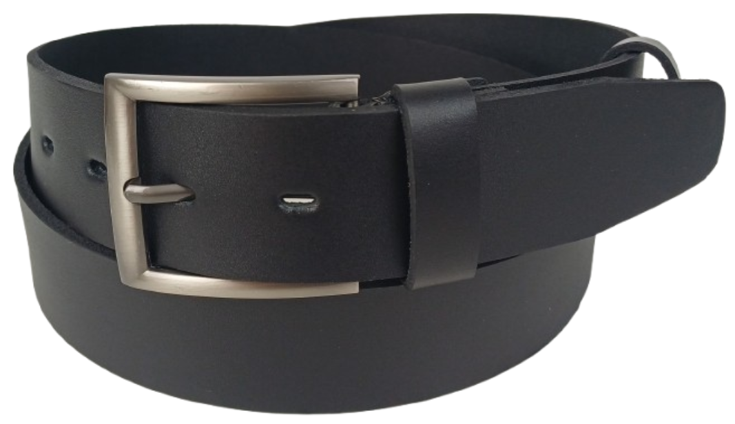 Ремень мужской кожаный Skipper 4,5 см Черный (31267389)