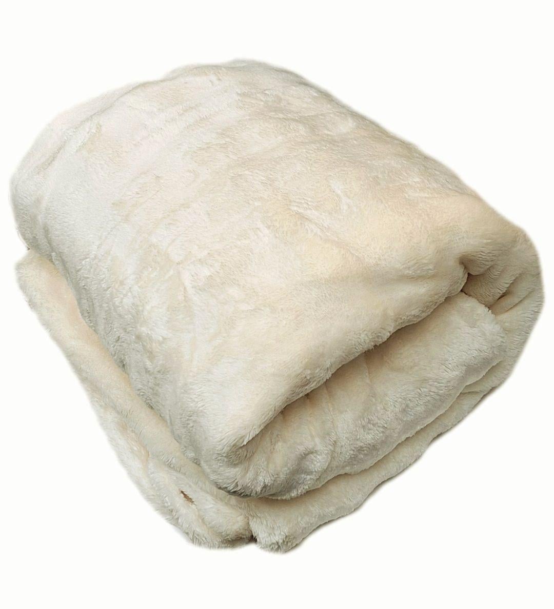 Плед флисовый Malloory Home Волна 200x230 см Молочный (815)