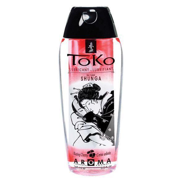 Інтимна змазка Shunga Toko AROMA Blazing Сherry без цукру на водній основі 165 мл (32556188)