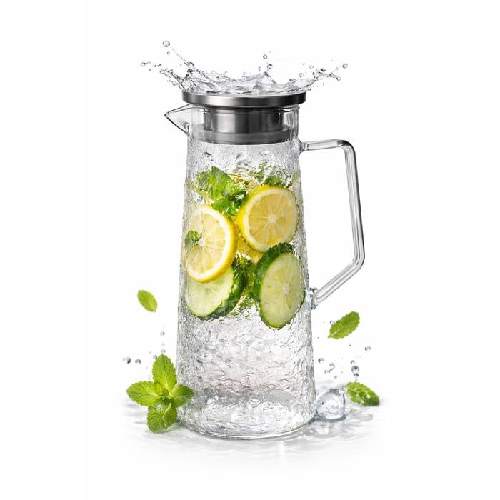 Графин стеклянный с крышкой WOODFLAME DECO AND MORE 1,5л (34067985)