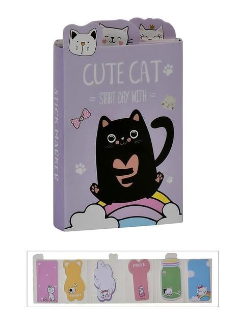 Блокнот складний WW00617ST Meow 38х9,5 см зі стікерами
