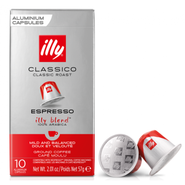 Кофе в капсулах Nespresso illy Classico 10 шт. (Ne80000300)