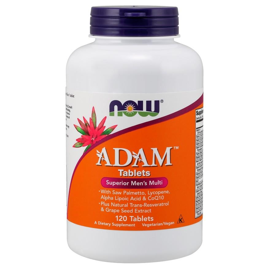 Мультивітаміни для чоловіків Now Foods Adam Superior 120 таблеток (00000030518)