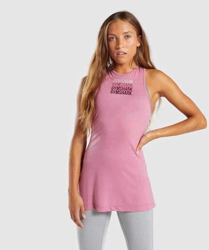 Майка жіноча Gymshark GLVT1861х37 XS Рожевий (25683199)