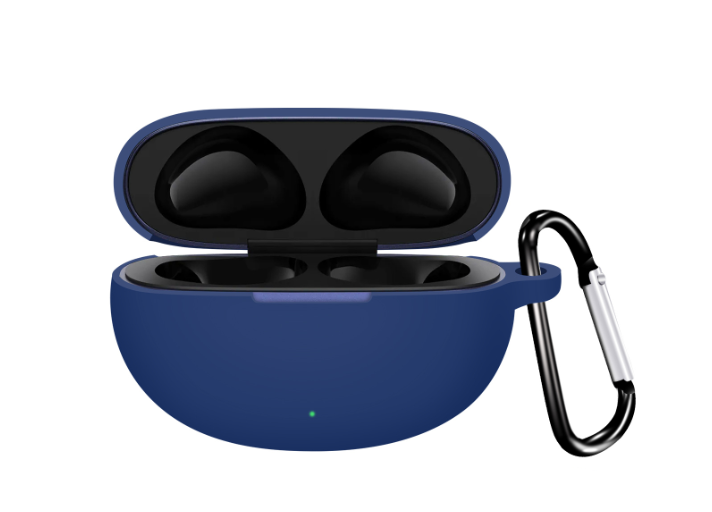 Чохол-накладка CDK Silicone Candy Friendly з карабіном для Realme Buds Air 6 Dark blue (017343)
