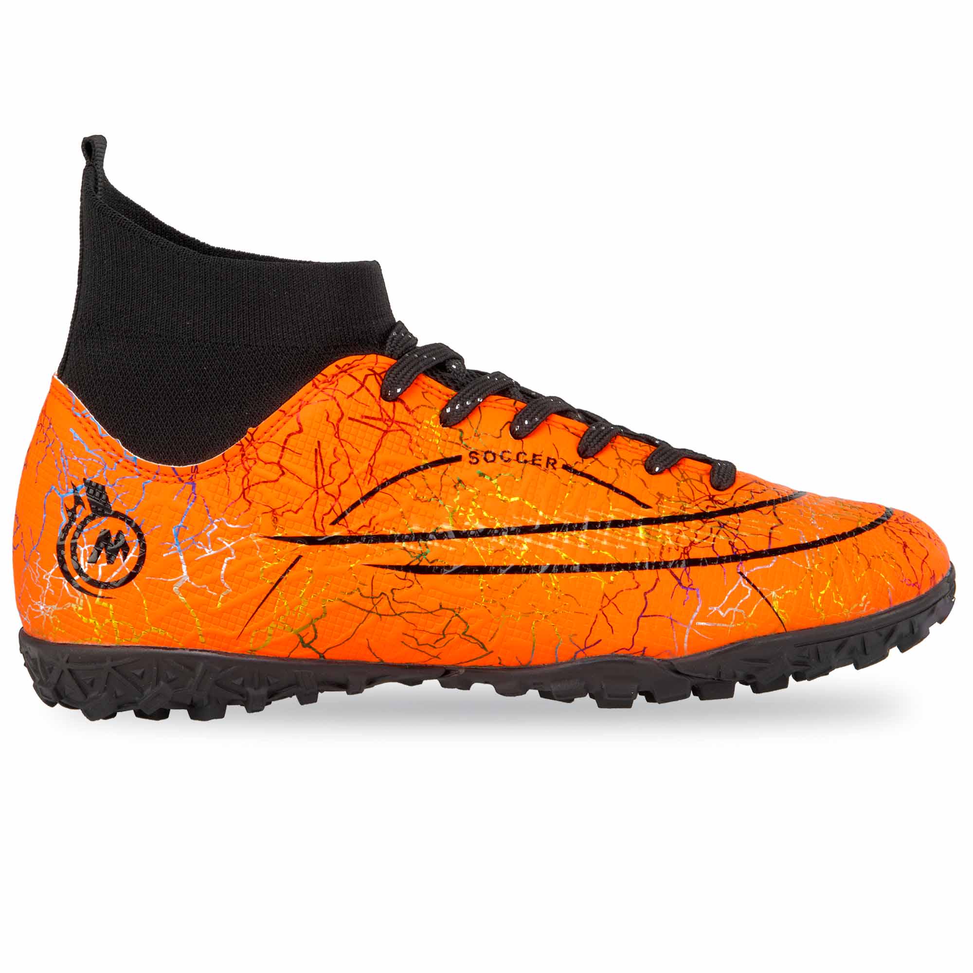 Сороконожки футбольные Soccer 303-2-35-39-4 р. 35 Оранжево-синий