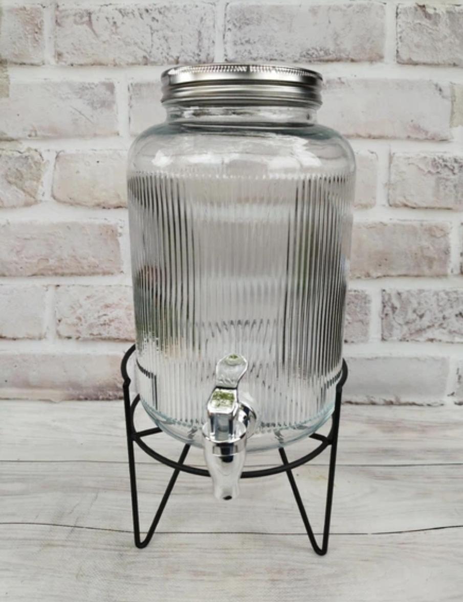 Лимонадник SNT 9036-2 скляний 3.8 л Напівпрозорий (9036-2)