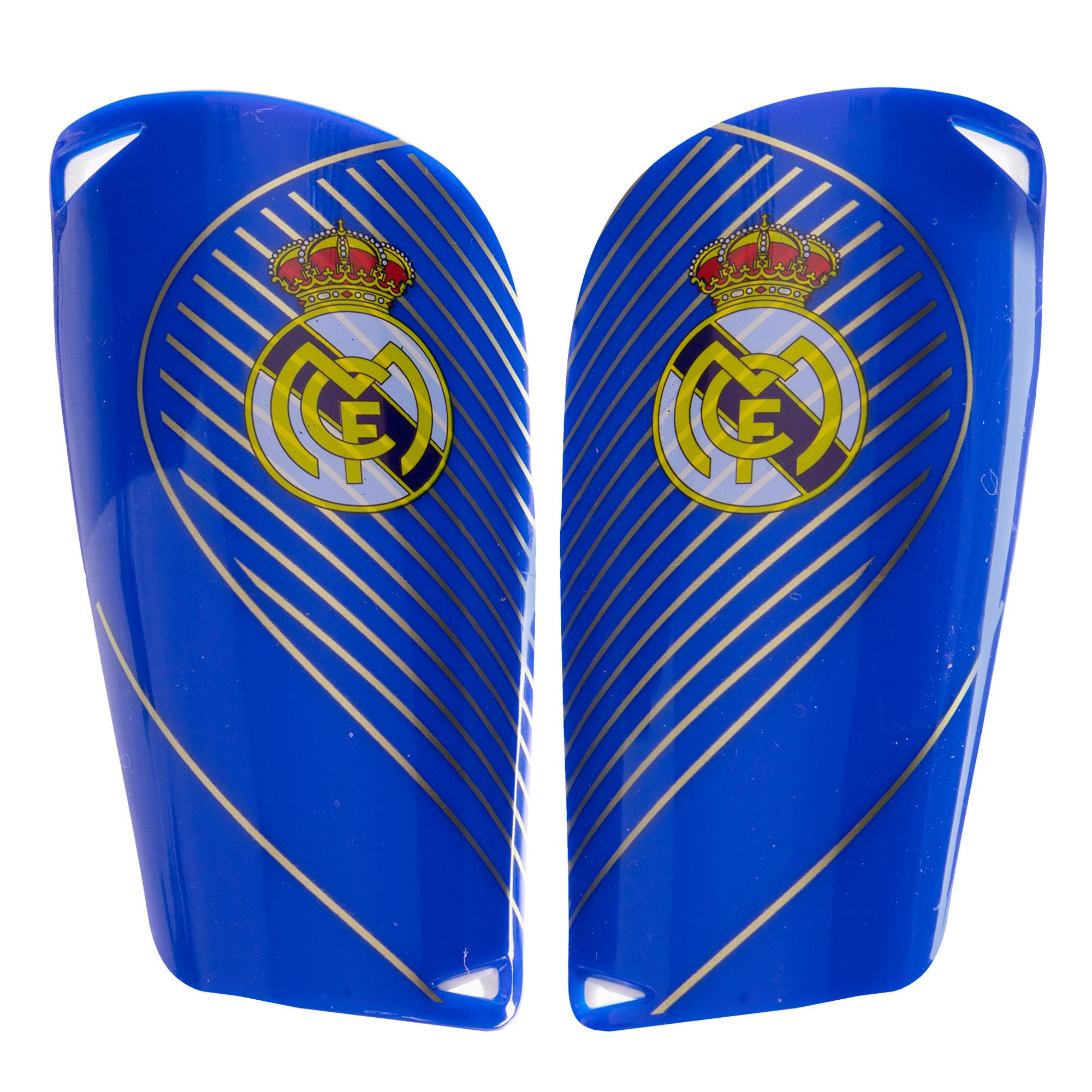Щитки футбольные Zelart REAL MADRID SP-Sport FB-6850 S Синий (DR007268)