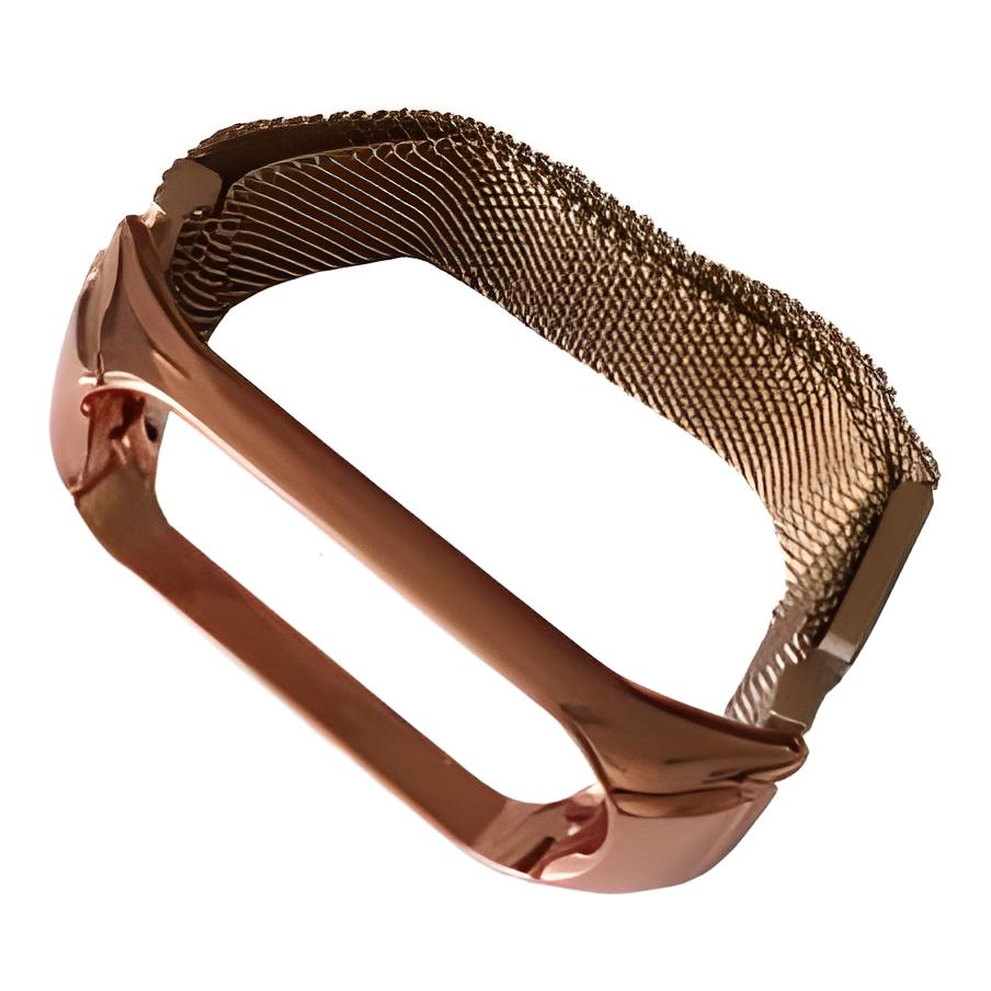 Ремешок для фитнес браслета Xiaomi Mi Band 3 4 Milanese Loop Retro Gold