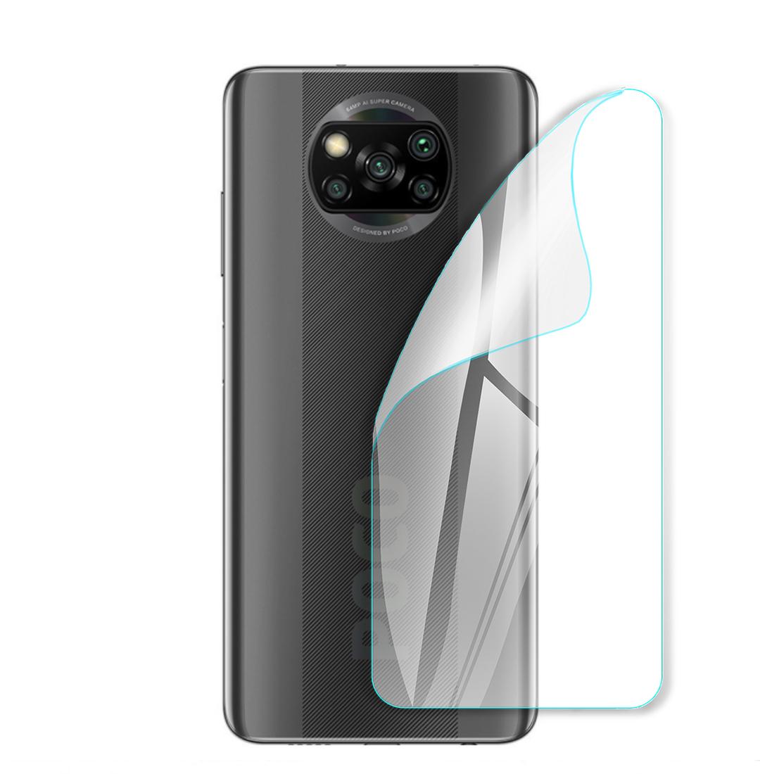 Защитная полиуретановая глянцевая пленка Medium Armor на корпус смартфона Xiaomi Poco X3 NFC (PF-M02CSG-003-233)