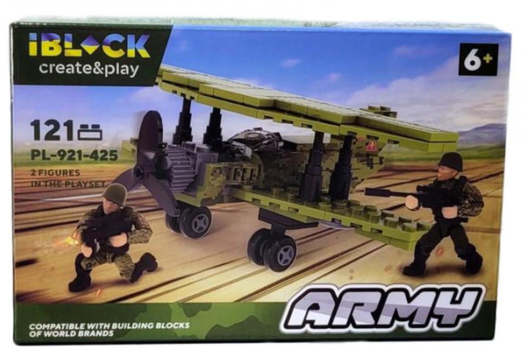 Конструктор Iblock Армія Літак 121 дет.