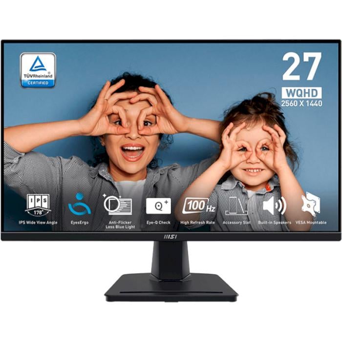 Монітор MSI PRO MP275Q Black (PRO MP275Q)