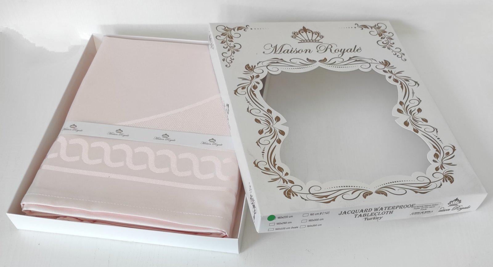 Скатерть тефлон Maison Royale 160x220 Jasmin Powder (CN10219)