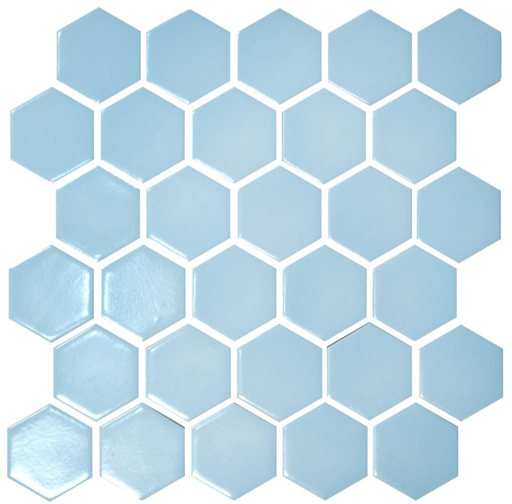 Керамическая мозаика Kotto Ceramica HEXAGON H 6026 295x295x9 мм Light Blue