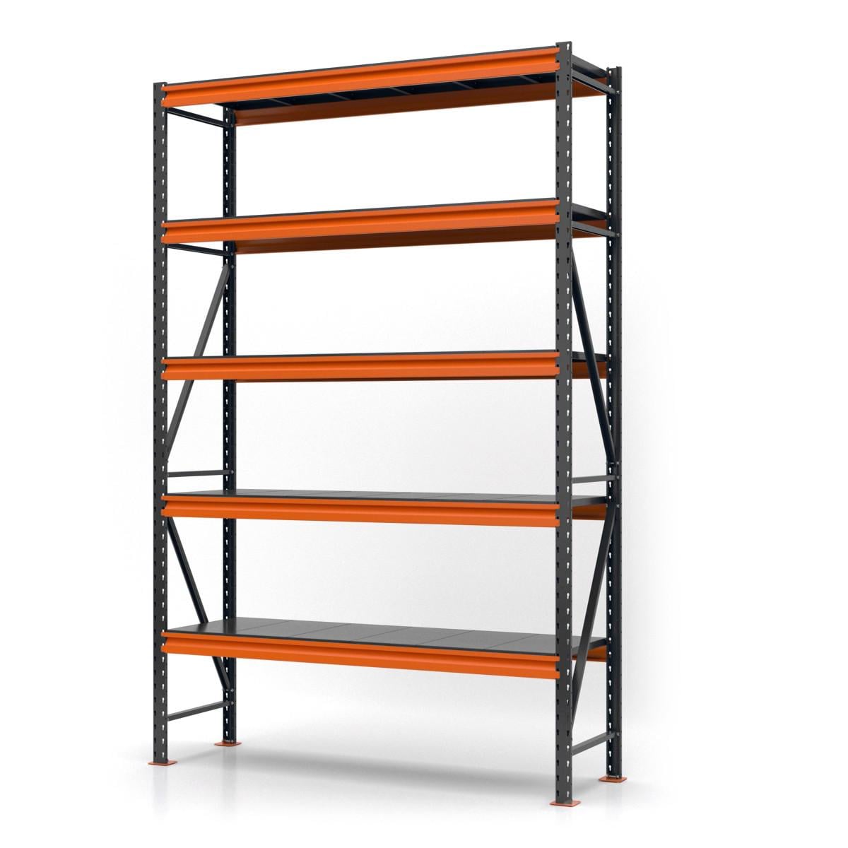 Стелаж PIN Special металевий пофарбований 5 полиць 2500х1510х600 мм