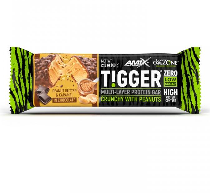 Протеиновый батончик Amix Nutrition TiggerZero Multi-Layer Protein Bar 60 g Peanut Butter Cake