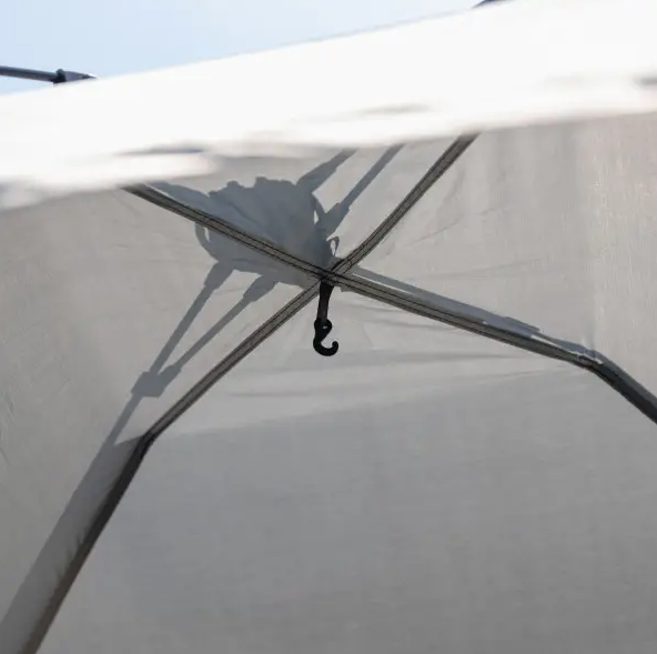 Палатка туристическая двухместная 200х200х140 см Серый (LU-019G) - фото 7