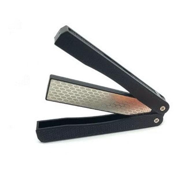 Точилка для ножа и других инструментов двухсторонняя складная DMD 400/600 с алмазным покрытием