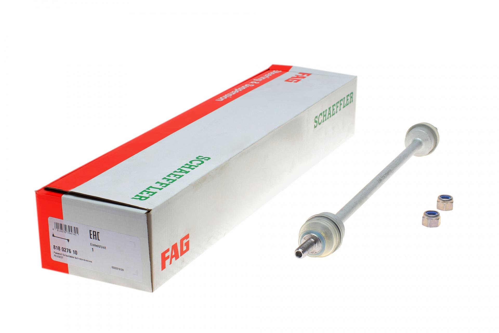 Тяга стабілізатора переднього FAG Peugeot 605/Citroen XM 94-00 (818 0276 10)