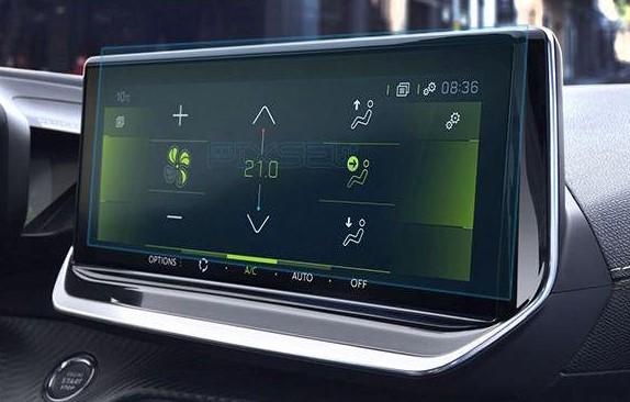 Стекло защитное Pixsel гибридный глянец на монитор Peugeot 2008 11,3“ 2019-2023