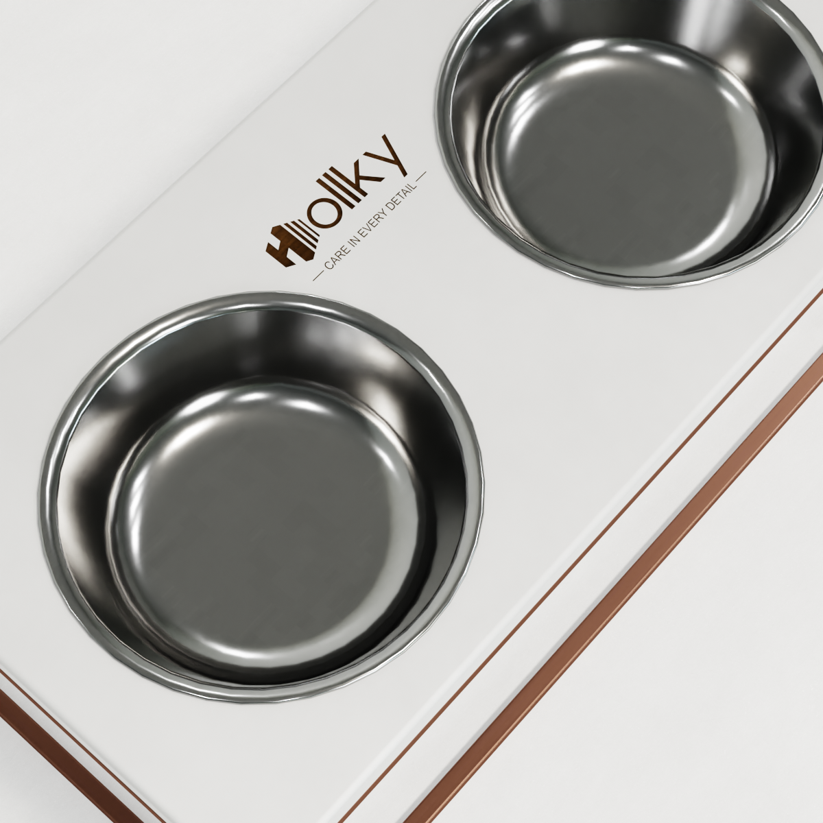 Миски на подставке для больших собак Hollky Base XL20 2х1,8 л (BXL20-522620-GLWH) - фото 3 Миски на подставке для больших собак Hollky Base XL20 2х1,8 л (BXL20-522620-GLWH) - фото 3