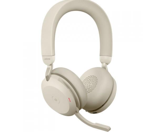Наушники Jabra Evolve2 75 MS Stereo USB-A Biege (27599-999-998)