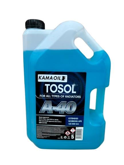 Тосол Кама А40 5 кг 3511 (30229) - фото 1 Тосол Кама А40 5 кг 3511 (30229) - фото 1