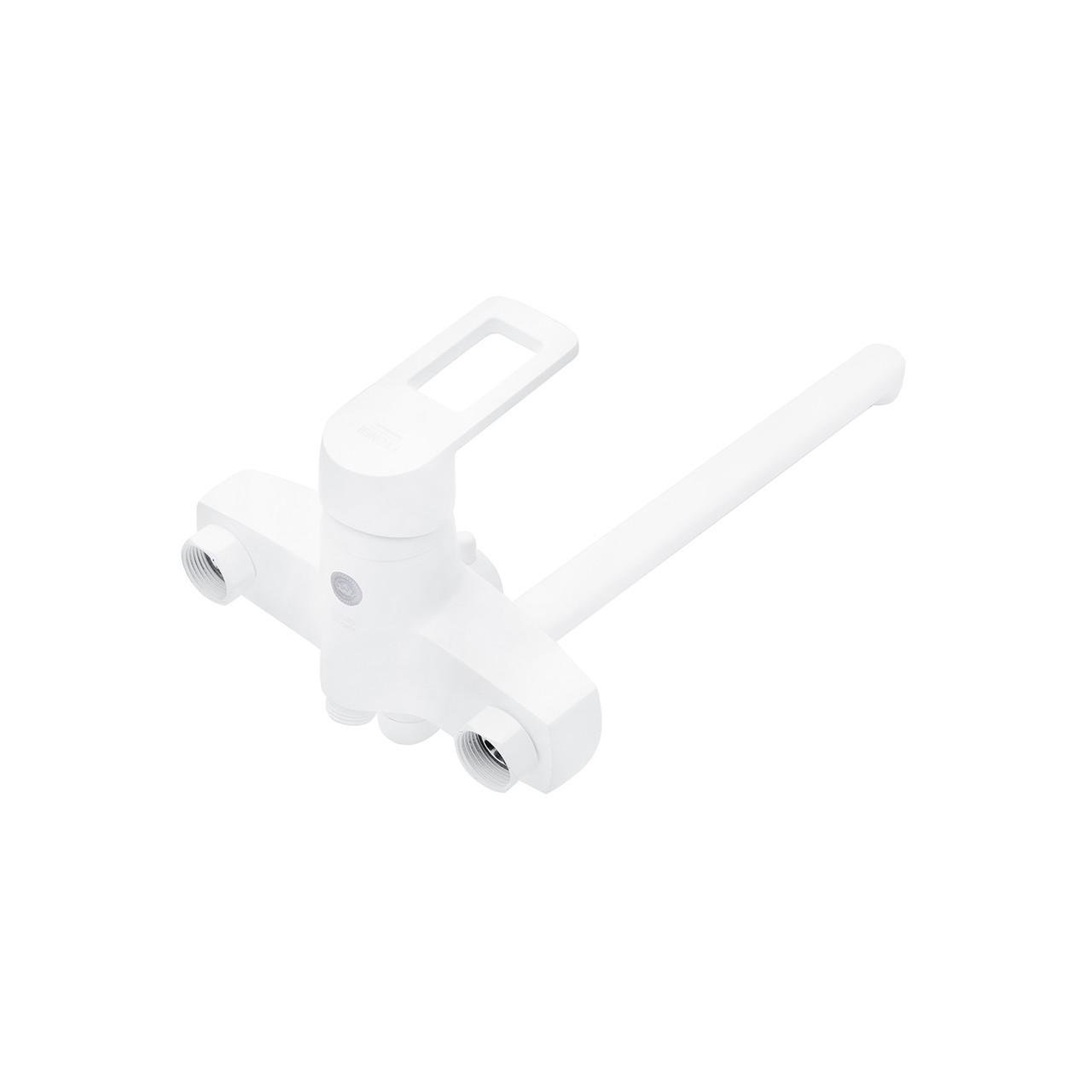 Змішувач для ванни Kroner KRM Zenda W070 з душовим гарнітуром Білий (CV022959) - фото 3 Змішувач для ванни Kroner KRM Zenda W070 з душовим гарнітуром Білий (CV022959) - фото 3