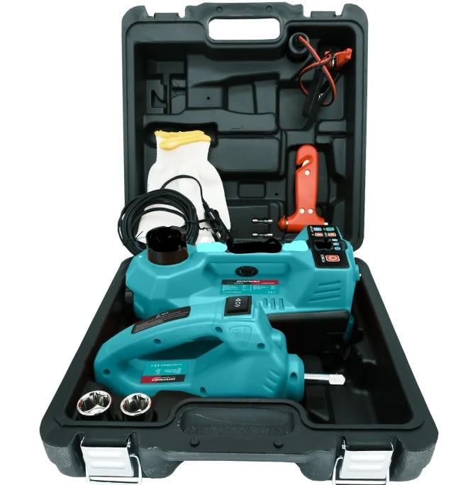 Набор автомобильный Grand АН-3в1 гайковерт/домкрат/фонарь в кейсе 12 В (29868041)