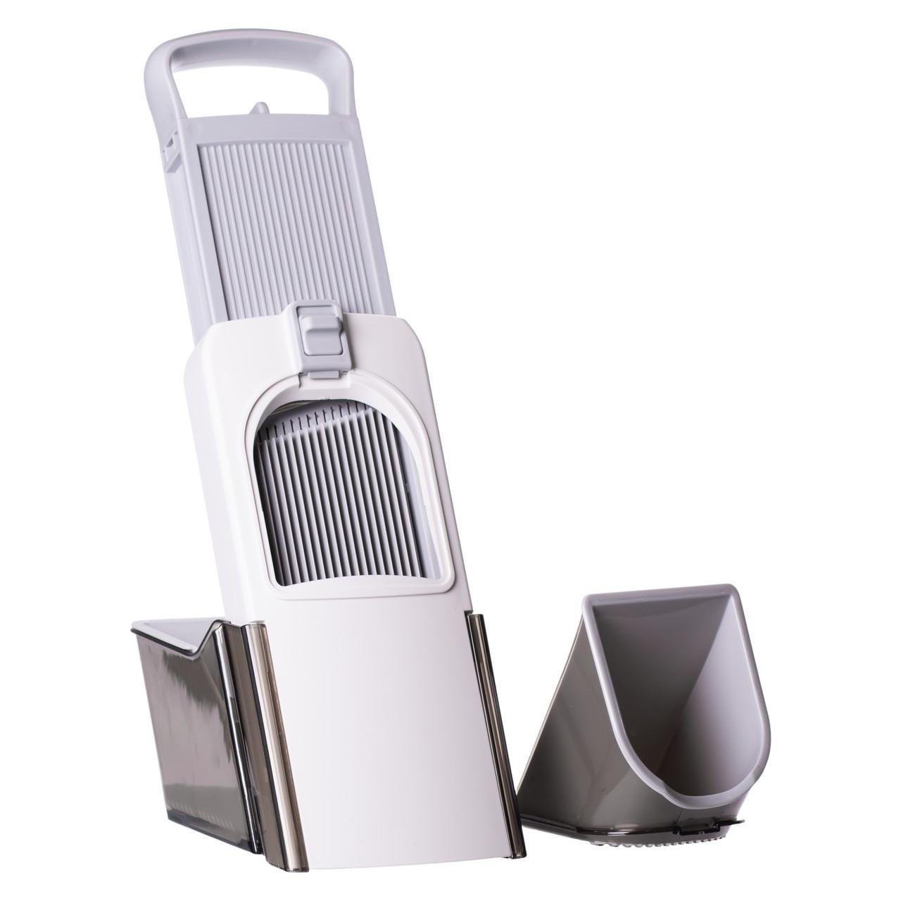 Овочерізка-слайсер ручна з контейнером 19х12,5х34 см (HP-8-67) - фото 6 Овочерізка-слайсер ручна з контейнером 19х12,5х34 см (HP-8-67) - фото 6