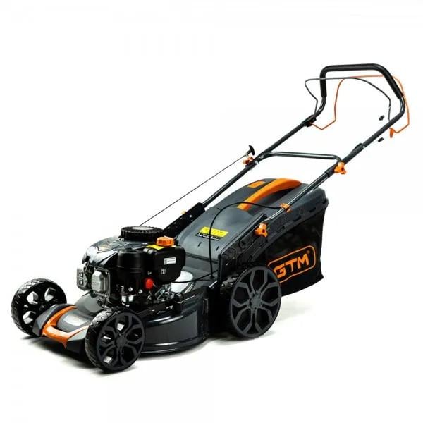 Газонокосилка бензиновая GTM LM48-SP самоходная мульчирование 48 см 5 л.с. 4-тактная