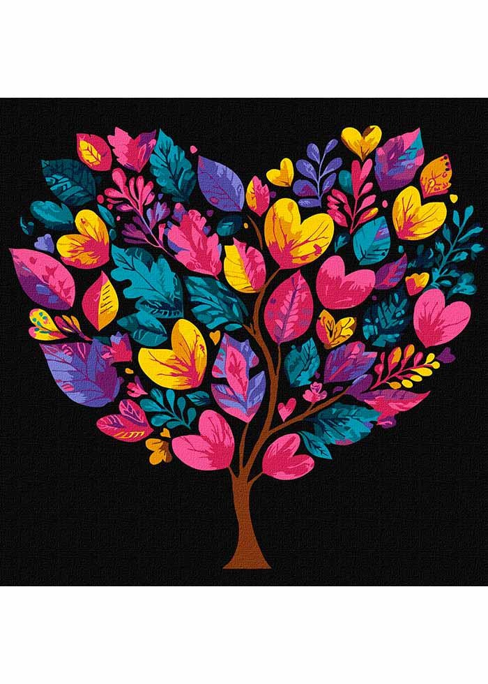 Картина по номерах Ideyka Дерево життя 30х30 см (KHO5177)