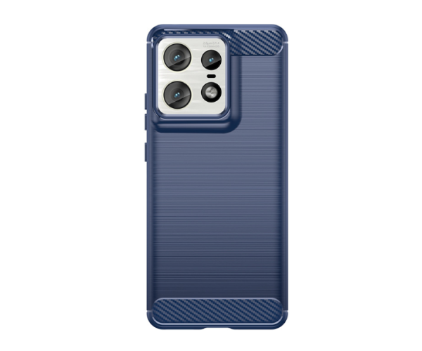Чехол-накладка Carbon для Motorola Edge 50 Pro Синий