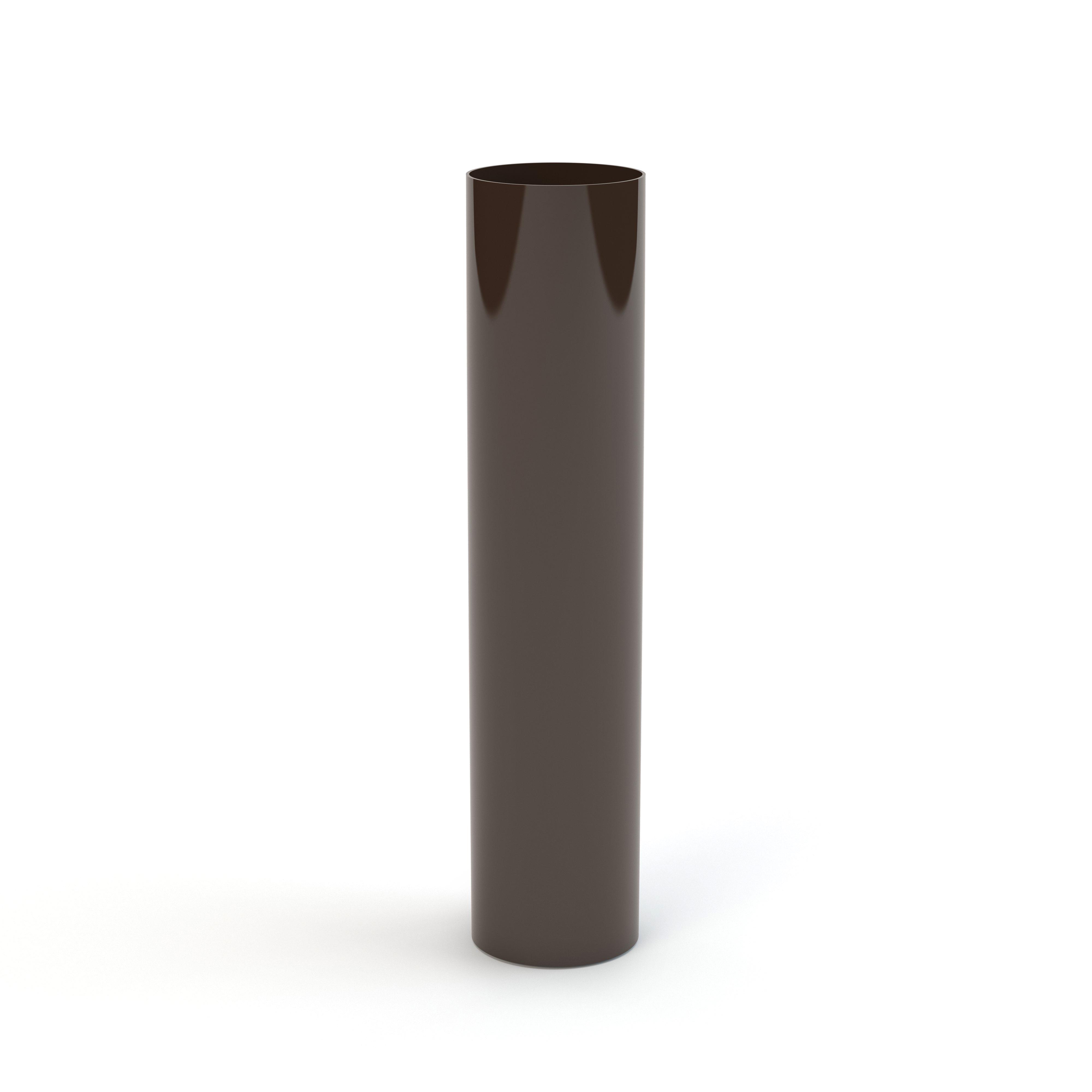 Труба водостічна Gamrat 90 мм 3 м Темно-коричневий (315-610-310) - фото 2 Труба водостічна Gamrat 90 мм 3 м Темно-коричневий (315-610-310) - фото 2